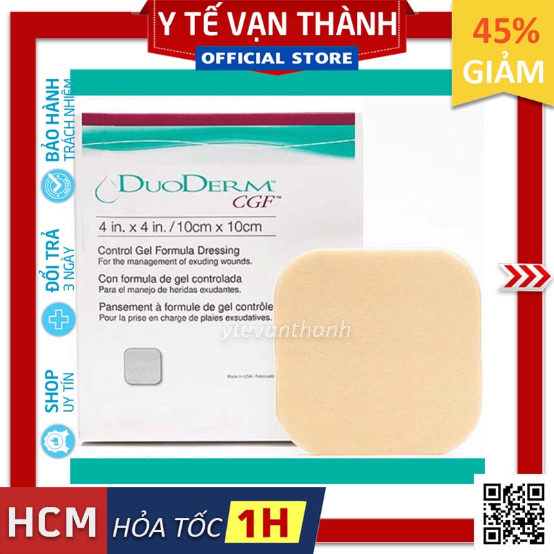 ✅ Miếng Dán Chống Loét- DuoDerm CGF, chống lở loét, tỳ vết thương -VT0463