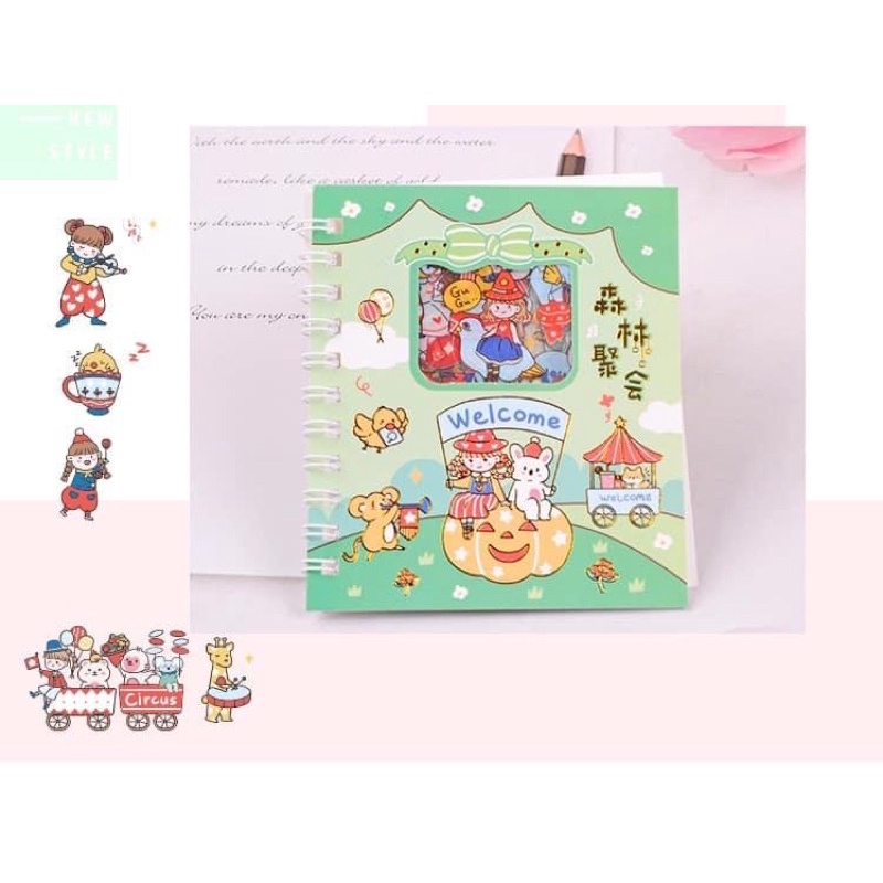 Sticker quyển sổ