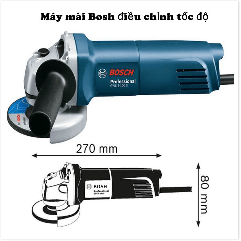 [MẪU MỚI 2020] Máy mài, máy cắt cầm tay BOSCH GWS lõi đồng 670W, Máy cắt sắt bosch