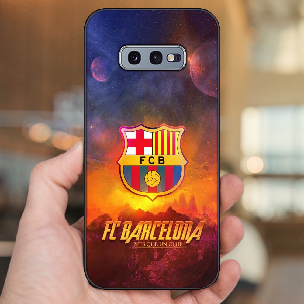 Ốp lưng Samsung S10e viền đen in hình Barcelona Barca