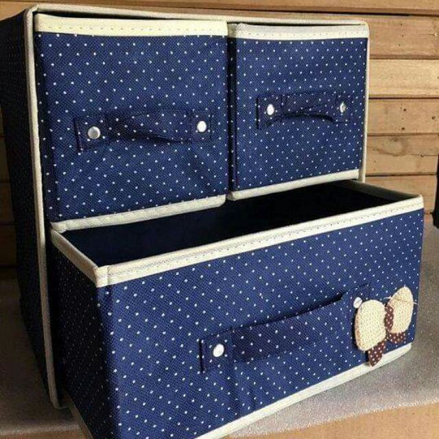 Tủ vải 2 tầng 3 ngăn