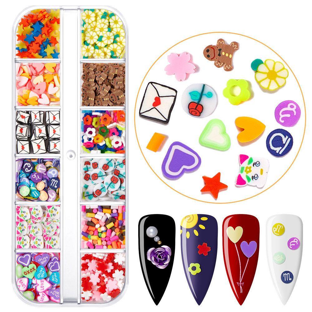 .Miếng Dán Trang Trí Móng Tay Hình Đôi Môi Đỏ Độc Đáo