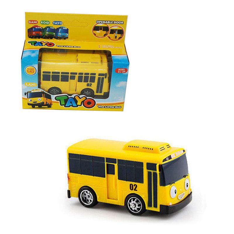 Xe buýt đồ chơi hoạt hình TAYO The Little Bus với chức năng kéo lùi xinh xắn vui nhộn cho các bé