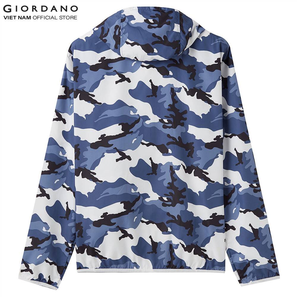 Áo khoác dù nam Windbreaker Giordano 01070001