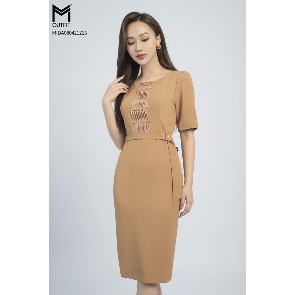 Đầm bút chì, cổ tròn MMOutfit M-DA080421216