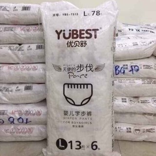tã bỉm dán quần yubest angel nội địa trung s90/m84/l78/xl72/xxl66