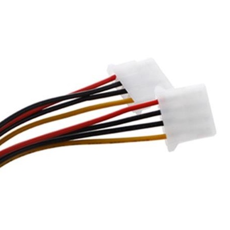 Cáp chia nguồn molex IDE 4pin 1 ra 2 20Cm - 4 pin molex male to 2 4 pin female cable