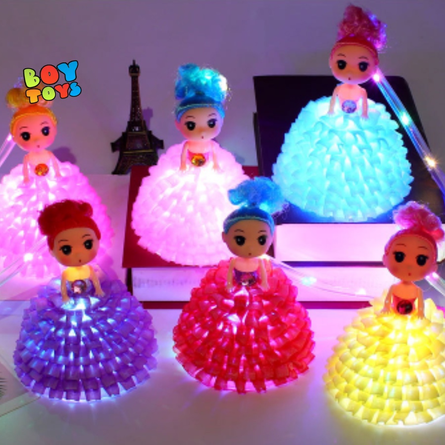 Đồ chơi đèn lồng phát sáng hình con vật, hình búp bê đáng yêu, đèn lồng trung thu có đèn 3 chế độ nháy cho bé