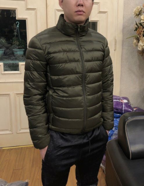 Áo phao nam siêu nhẹ cao cấp mũ rời