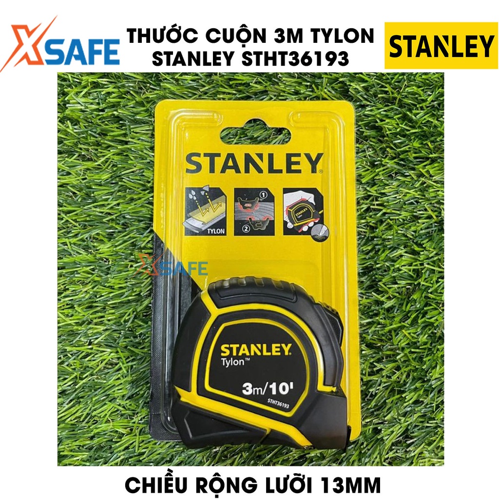 Thước cuộn Tylon STANLEY lưỡi thép dẻo Thước đo vỏ nhựa ABS bọc cao su bền bỉ, dòng thước cuộn thế hệ mới - chính hãng