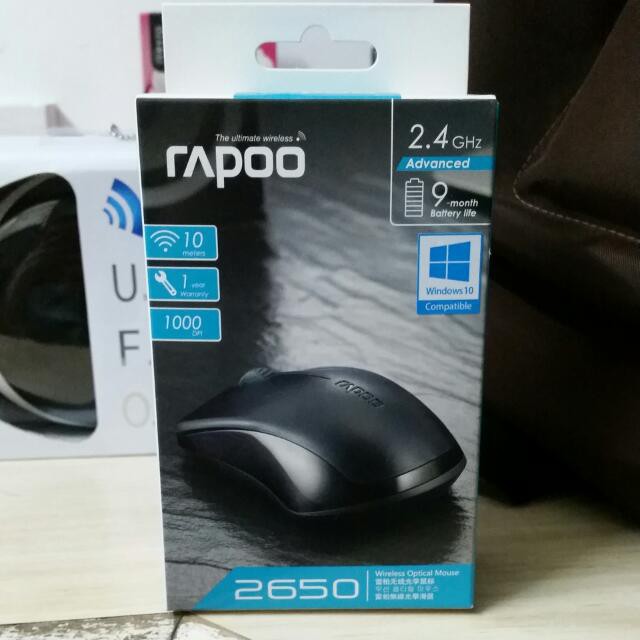 Chuột máy tính không dây Rapoo 2650 - Bảo hành chính hãng 12 tháng | BigBuy360 - bigbuy360.vn