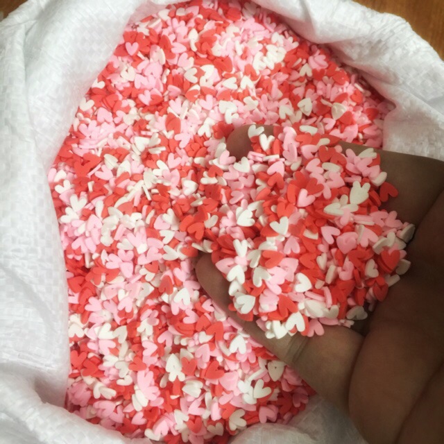 Cốm tim trộn slime gói 10g