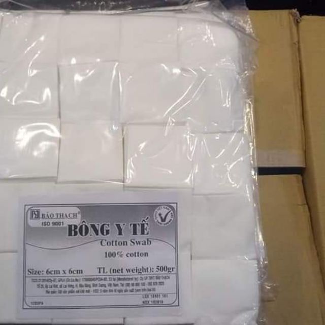 Bông y tế cắt sẵn