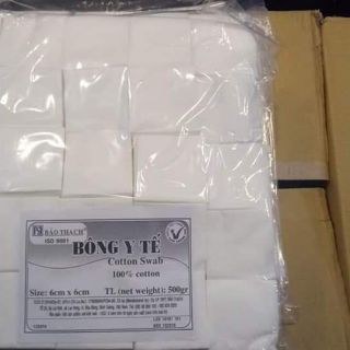 Bông y tế cắt sẵn