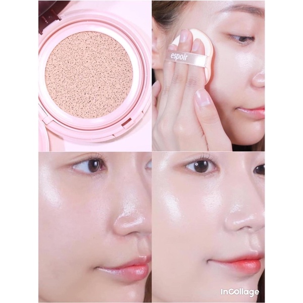 Cushion Espoir Tapping Cover Moist Cushion SPF42++