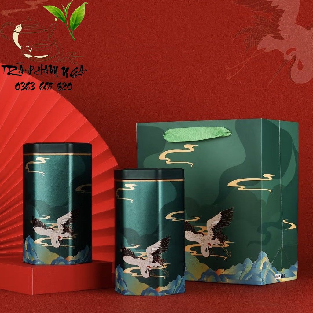 Hộp đựng trà, hũ đựng trà, lọ đựng thảo mộc khô và cafe  - Trà Thái Nguyên Phạm Nga