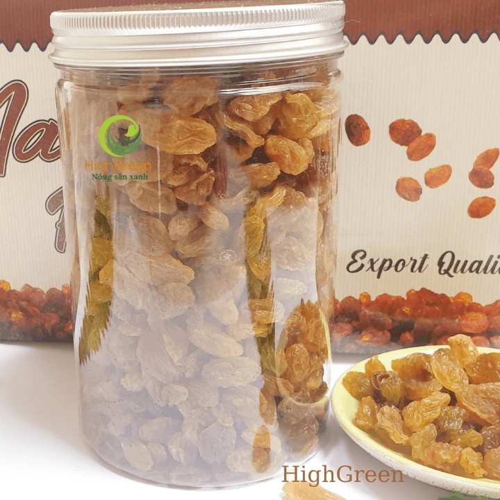 Nho khô vàng Ấn Độ loại 1(không đường) 500G