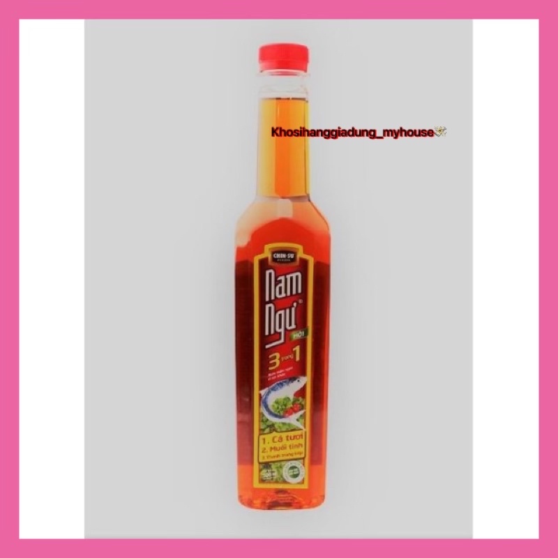 Nước mắm Nam Ngư chai 500ml và 750ml hương vị đậm đà