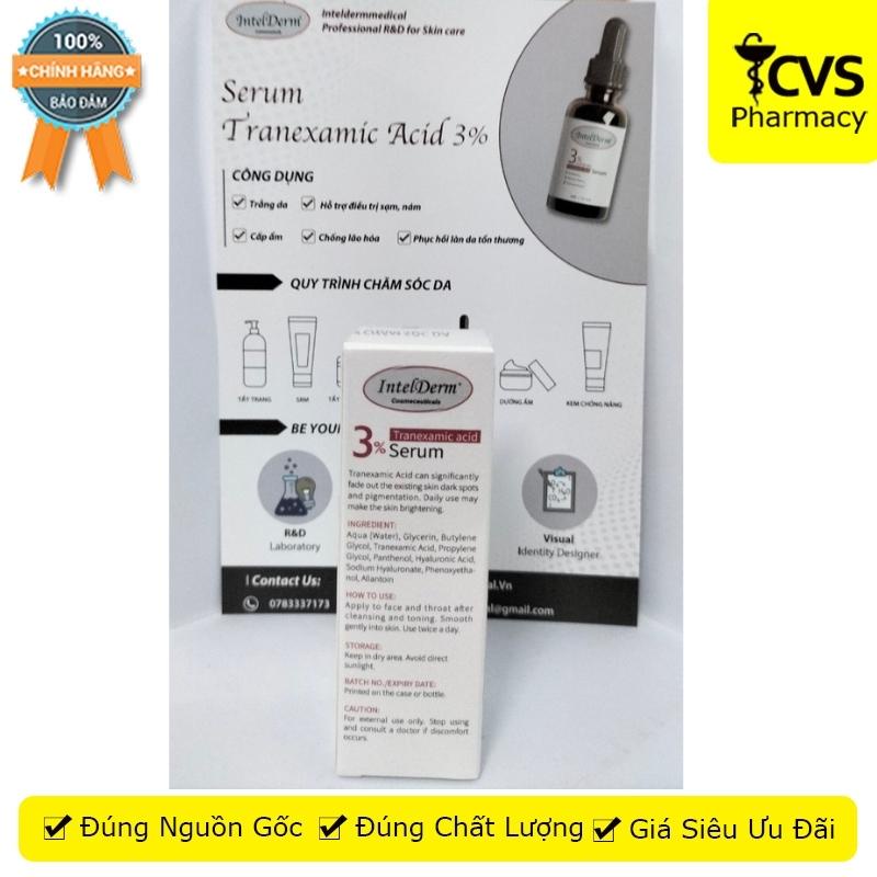 IntelDerm Cosmeceuticals Tranexamic Acid Serum - 30ML - giúp da đều màu, tươi sáng, cân bằng ẩm - CVS Pharmacy
