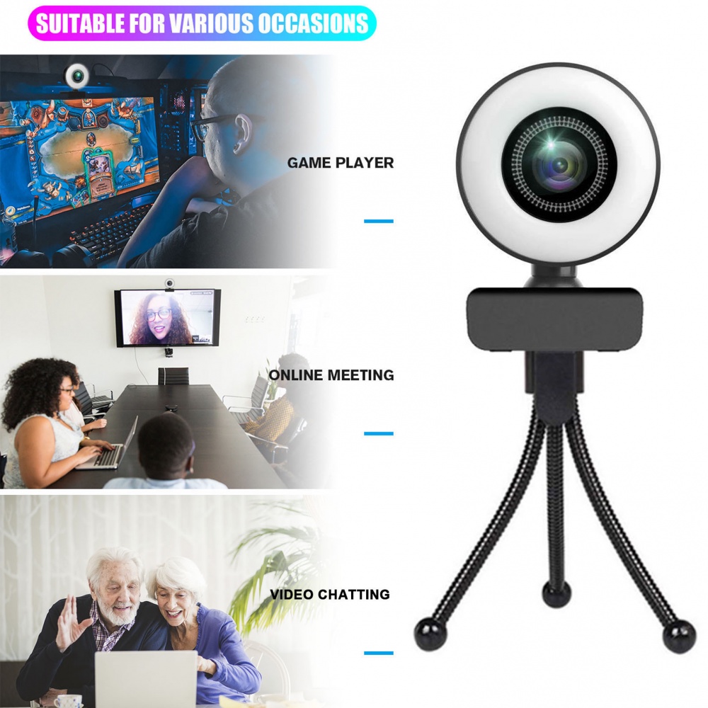 Webcam Hd Usb Mini 4k 5 Million Hd Đa Năng Cho Laptop | BigBuy360 - bigbuy360.vn