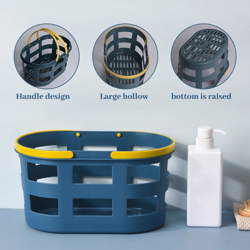 Giỏ Đựng Đồ Dùng Nhà Tắm Mở Đáy Tiện Dụng
