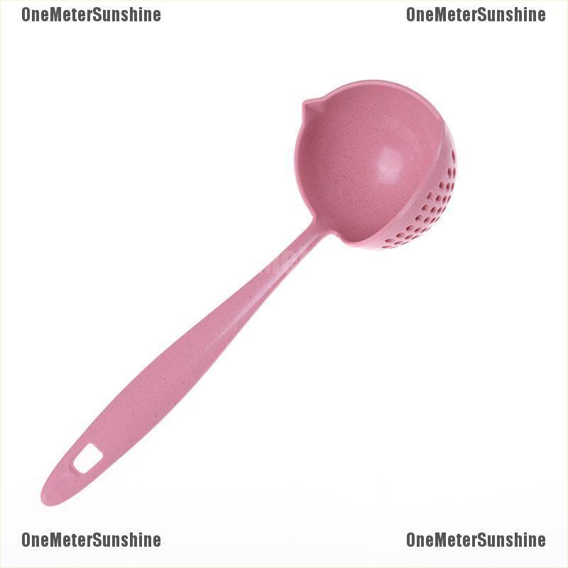 Muỗng lọc múc canh 2 trong 1 cán dài chuyên dùng