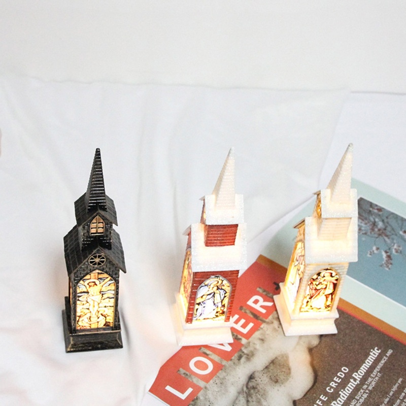 Giá Đỡ Đèn Cầy Để Bàn Phong Cách Giáng Sinh Cổ Điển