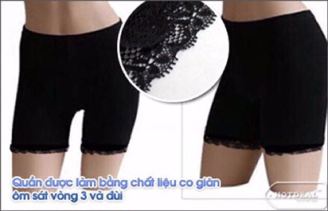 Quần mặc trong váy cotton