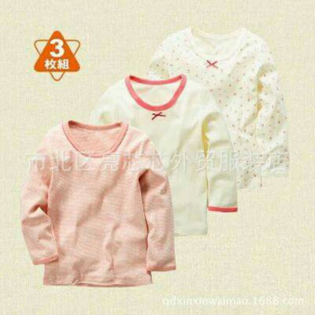 Sét áo xuất Nhật bé gái chất cotton cực thấm. Sét gồm 3 chiếc áo cùng 1 site nhé cả nhà 😴 😋site từ 8