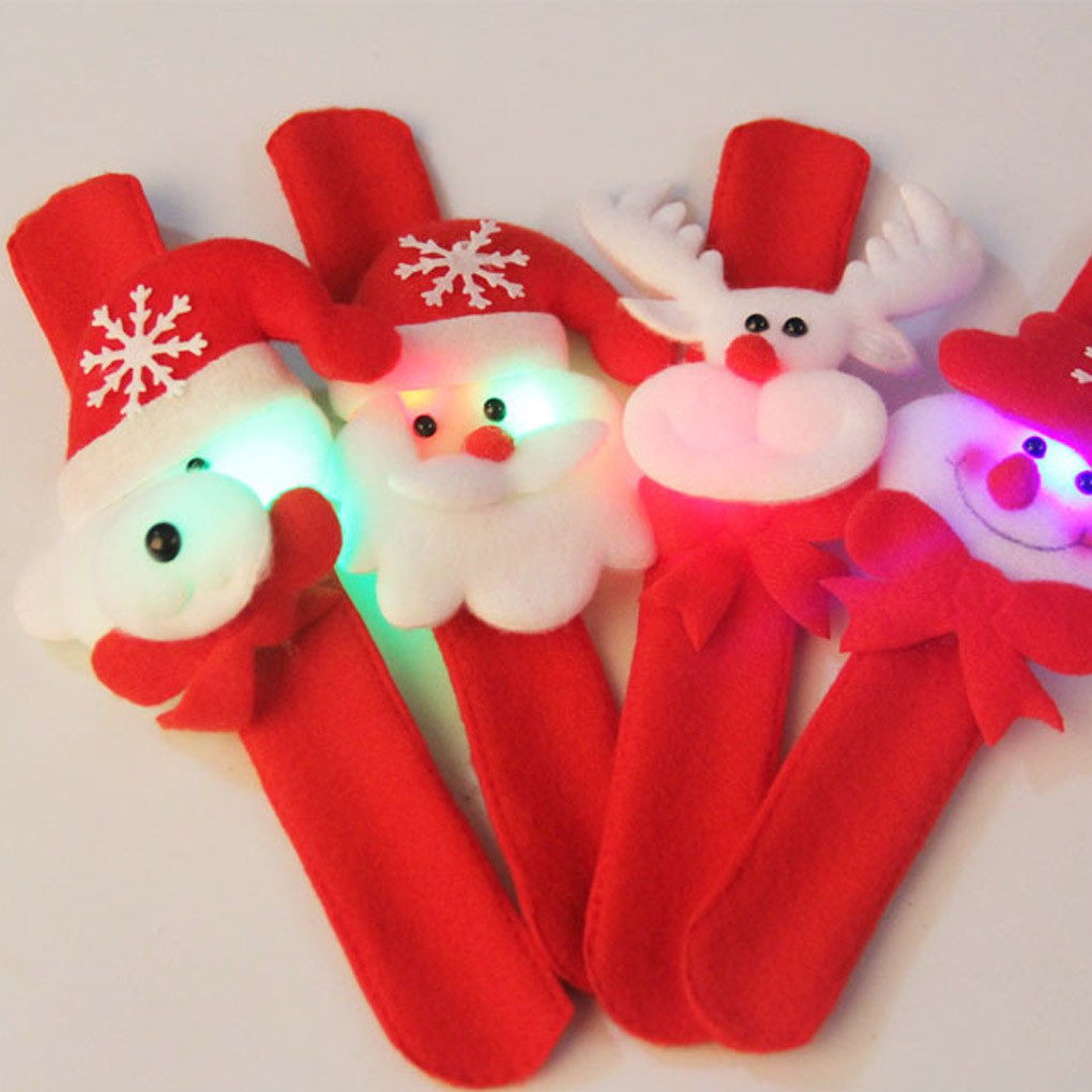 Vòng đeo tay có đèn LED phong cách Giáng Sinh cho trẻ em