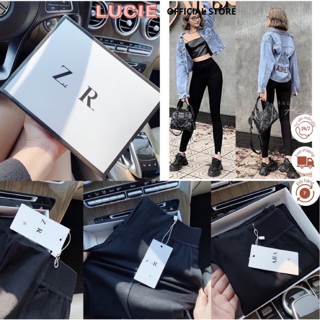 Quần legging dài nữ cạp cao gen bụng co giãn, vải umi Hàn cao cấp, tôn dáng, quần nữ bó, legging lưng cao cạp chun