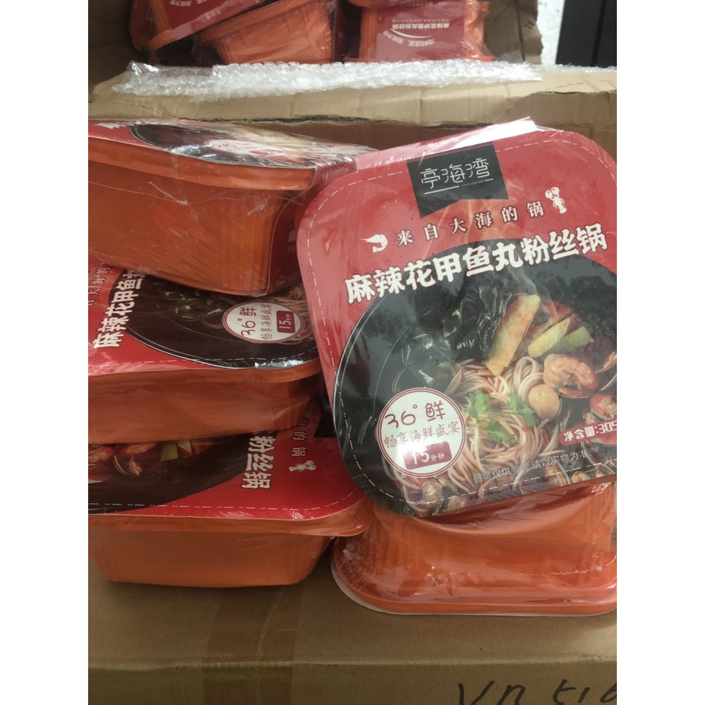 Lẩu tự sôi + cơm tự sôi hộp bẹp giá rẻ