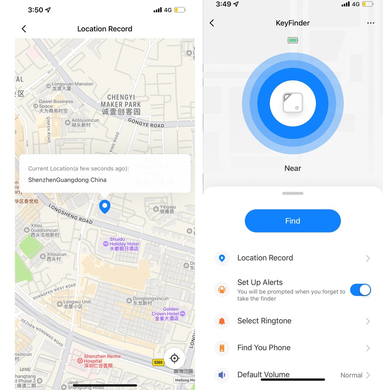 Túi Đựng Điện Thoại / Chìa Khóa Kết Nối Bluetooth Chống Trộm Tiện Dụng