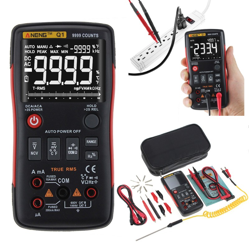 Bộ đồng hồ vạn năng kỹ thuật số tự động Q1