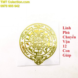 Linh Phù Phong Thủy Chuyển Vận 12 Con Giáp; dán điện thoại, laptop, bàn thờ ông địa hay vị trí làm việc- SP005350