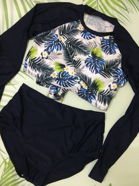 Áo Tắm Nữ Gợi Cảm Lá Dừa - Dài Tay Chống Nắng Hiệu Quả | ZT10 | BigBuy360 - bigbuy360.vn