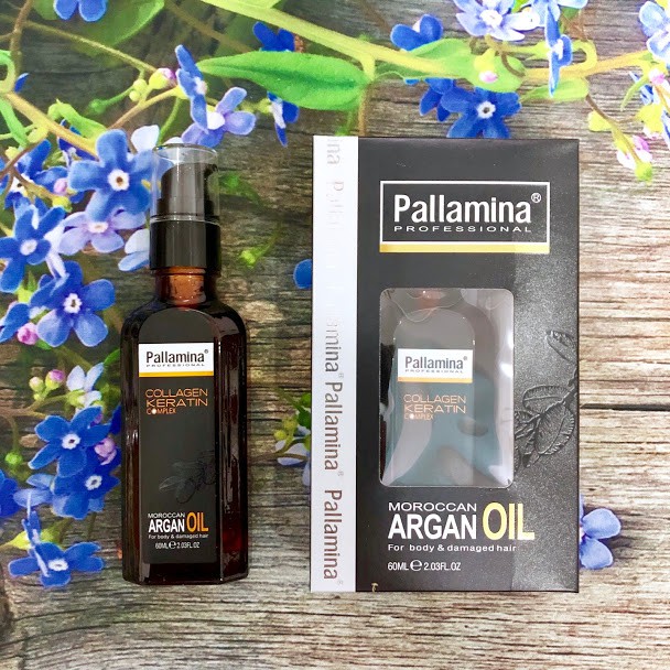 Tinh dầu dưỡng tóc Pallamina Argan Hair Oil Collagen & Keratin Italy 60ml