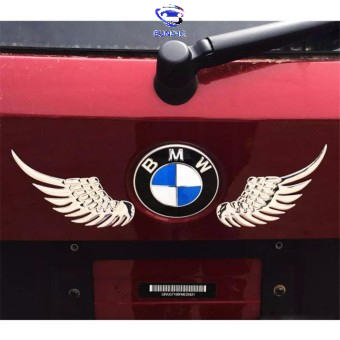 Logo Cánh Chim Kim Loại 3D Dán Nắp Capo Ô Tô