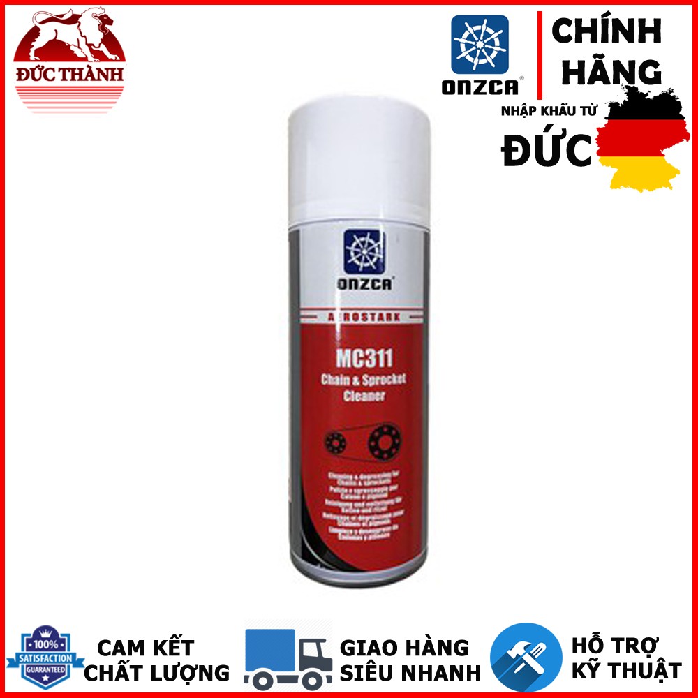 Chai xịt vệ sinh sên, dầu mỡ đa dụng Onzca MC311 Chain &amp; Sprocket Cleaner 400ml