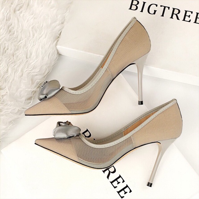 ❤️ HÀNG FULL BOX CÓ SẴN❤️ Giày đầm lưới 10cm