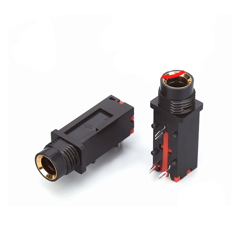 1 Giắc Cắm Âm Thanh Micro 6.35mm TS / TRS 1 / 4 "