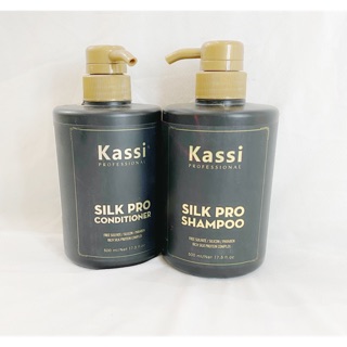 BỘ DẦU GỘI XẢ KASSI SILK PRO 500ML
