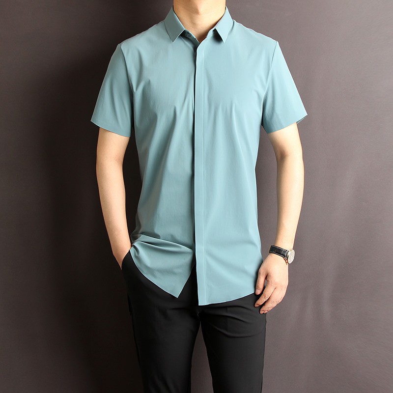 [ RẺ VÔ ĐỊCH ] Áo Sơ Mi Nam Vải Lụa - Không Nhăn - Siêu Thoáng | BigBuy360 - bigbuy360.vn