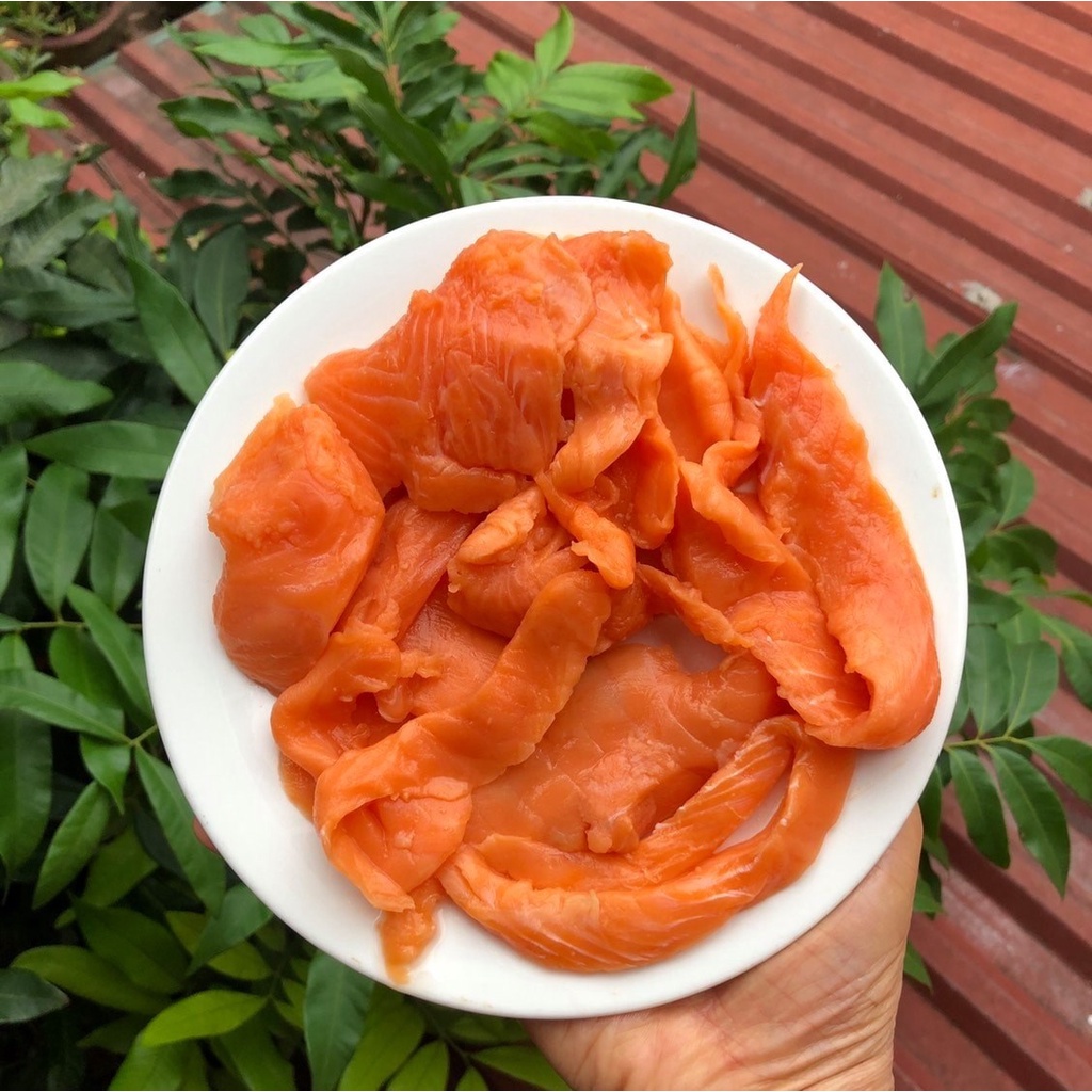 vụn cá hồi thơm ngon túi 1kg