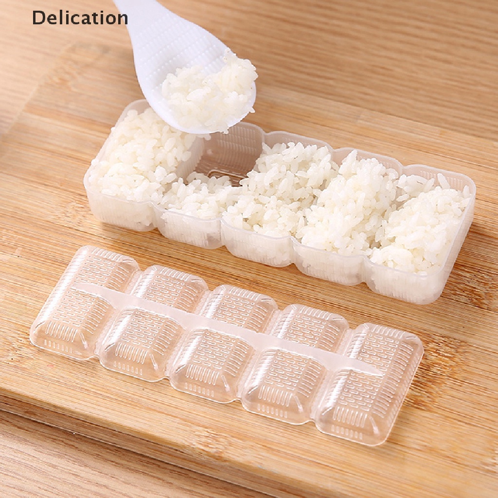 Bộ 5 khuôn làm sushi ELEBUY dạng nhấn tiện lợi DIY
