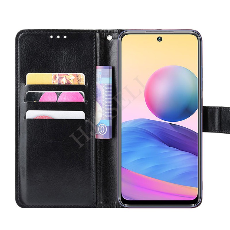 Bao da nắp gập có ví dành cho điện thoại Xiaomi Redmi Note 10 Pro note10 Redmi Note 10