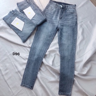 Quần skinny jean trơn màu lạ form đẹp