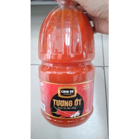 Tương ớt Chin-Su chai lớn 2 kg, tiết kiệm hơn