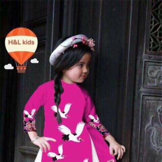 Combo áo dài chân váy , dúng chất gấm thái tuấn  .size1-15. 10-45 kg bao chât lượng sản phẩm đúng như mẫu các khách sỉ y