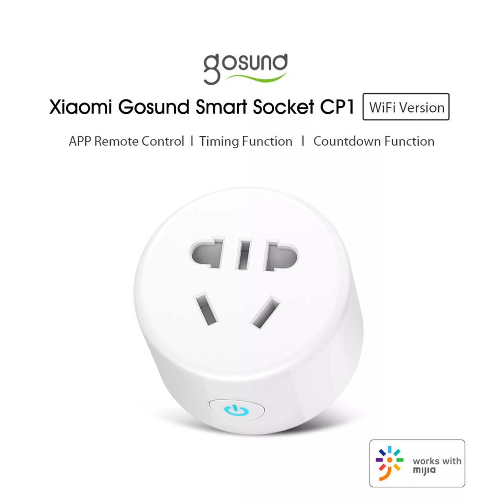 App Smart | Ổ điện thông minh 𝗫𝗶𝗮𝗼𝗺𝗶 Gosund CP1 - Ổ cắm thông minh Xiaomi Mijia Gen 2 ZNCZ07CM - MiHouse